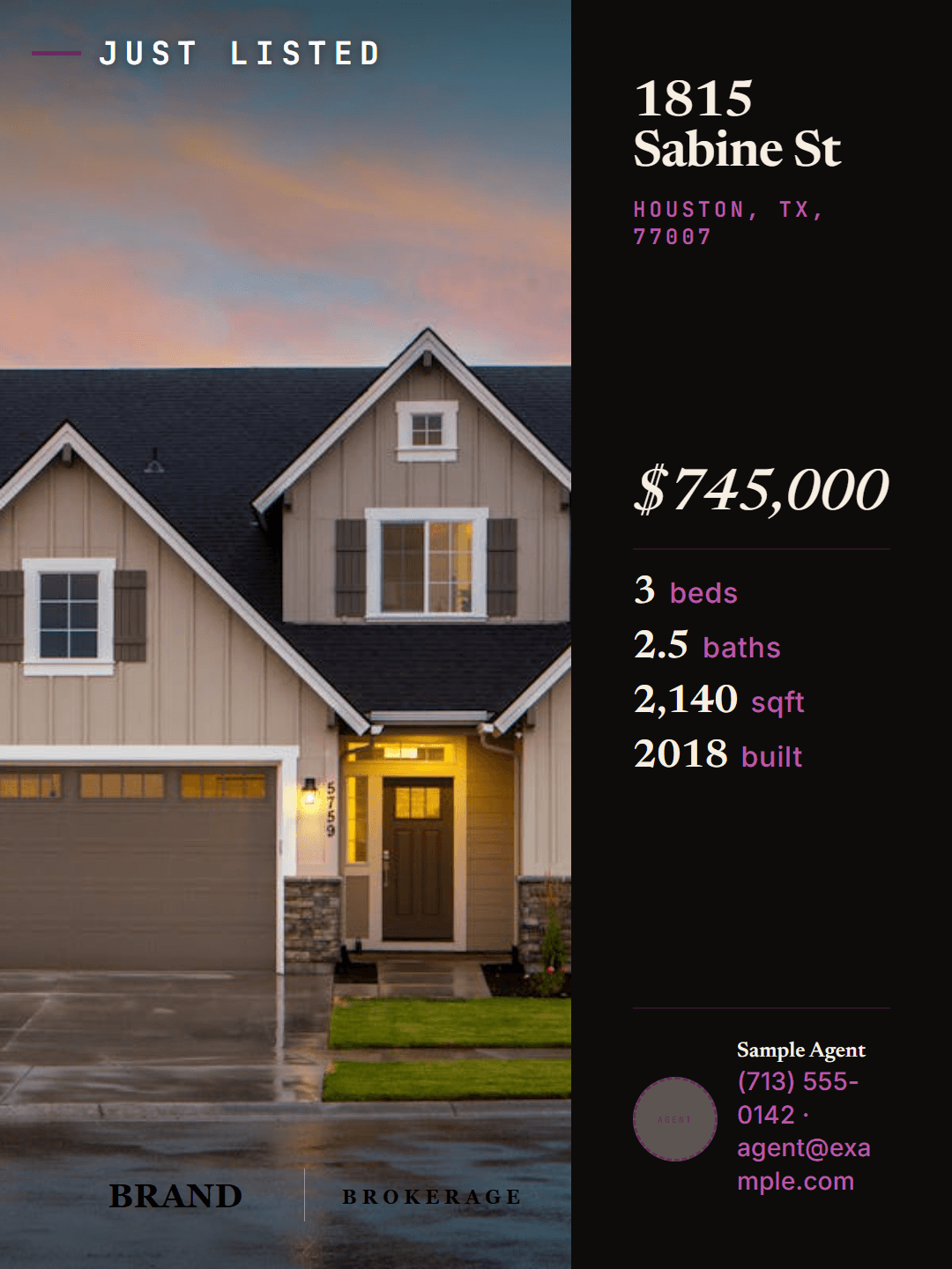 Property post — Editorial (light mode)